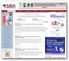 Asia Weekly Magazine &raquo; Professional website design &raquo; News page design  &raquo; Click to zoom ->
